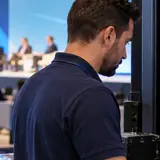 Técnico fazendo o levantamento do local